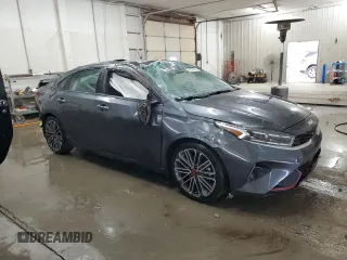 2024 Kia Forte GT with VIN 3KPF44AC5RE720056, listed as a Copart auction lot 50938935 with 44,705 mi miles and Salvage Title. Bid and sale history available at carsss.com. Image 4.