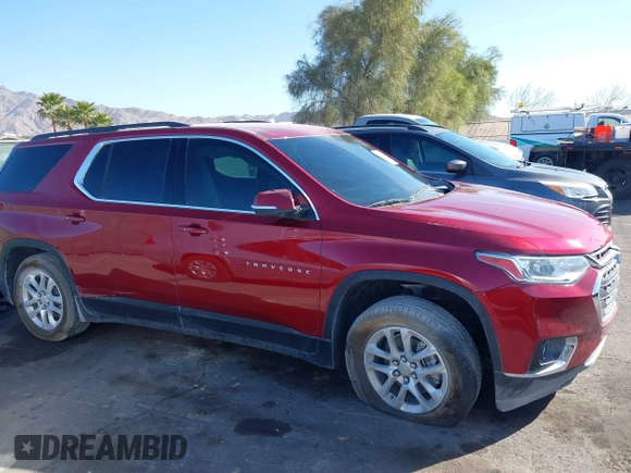 2021 Chevrolet Traverse LT Cloth with VIN 1GNERGKW2MJ193006, listed as a IAAI auction lot 41674861 with 43,465 mi miles and . Bid and sale history available at DreamBid. Image 16.