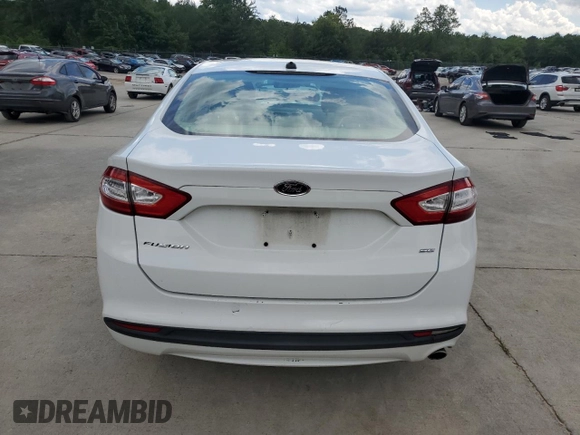 2013 Ford Fusion SE with VIN 3FA6P0H77DR348803, listed as a Copart auction lot 56864355 with 166,436 mi miles and Salvage title. Bid and sale history available at DreamBid. Image 6.
