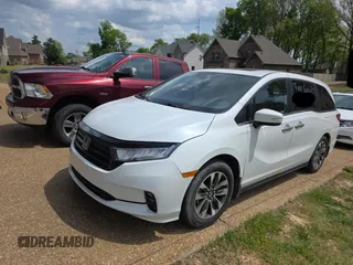 2023 Honda Odyssey EX-L with VIN 5FNRL6H67PB013527, listed as a Copart auction lot 54103145 with 11,356 mi miles and Clean Title. Bid and sale history available at carsss.com. Image 2.