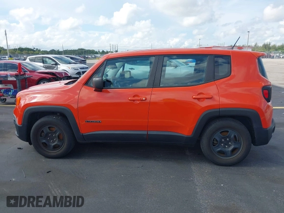 2017 Jeep Renegade Sport with VIN ZACCJAAB6HPF88556, listed as a IAAI auction lot 42687364 with 87,120 mi miles and . Bid and sale history available at DreamBid. Image 14.