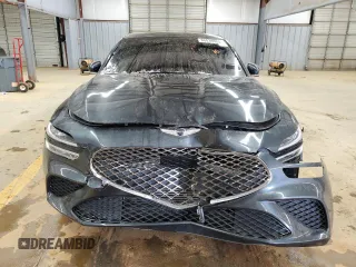 2022 Genesis G70 2.0T with VIN KMTG34TA1NU088981, listed as a Copart auction lot 88038865 with 29,407 mi miles and Salvage Title. Bid and sale history available at DreamBid. Image 5.