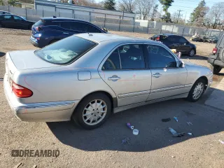 2002 Mercedes-Benz E-Class with VIN WDBJF82JX2X071254, listed as a Copart auction lot 50179635 with 126,870 mi miles and Salvage Title. Bid and sale history available at carsss.com. Image 3.