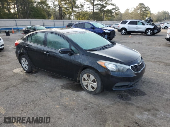 2015 Kia Forte LX with VIN KNAFX4A66F5415574, listed as a Copart auction lot 48356205 with 130,505 mi miles and Salvage Title. Bid and sale history available at carsss.com. Image 4.