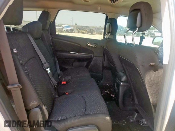 2017 Dodge Journey SXT with VIN 3C4PDCBB3HT534837, listed as a Copart auction lot 57795885 with 58,301 mi miles and Salvage title. Bid and sale history available at DreamBid. Image 11.