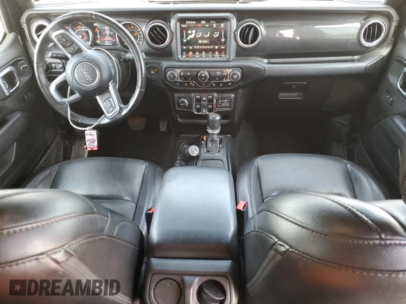 2021 Jeep Wrangler Unlimited Sahara с VIN 1C4HJXEG5MW731203, выставлен на аукционе Copart как лот 58005355 с пробегом 57 559 миль миль и Списание • Salvage title. История ставок и продаж доступна на DreamBid. Изображение 8.