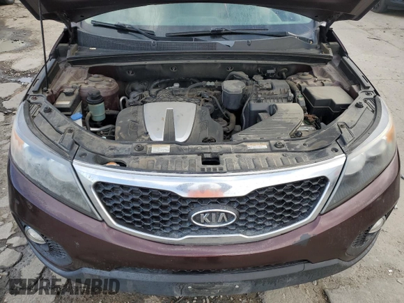 2011 Kia Sorento EX with VIN 5XYKUDA23BG037819, listed as a Copart auction lot 50608335 with 120,445 mi miles and Salvage Title. Bid and sale history available at DreamBid. Image 12.
