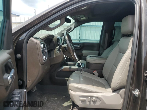 2022 GMC Sierra 1500 with VIN NCS107081, listed as a Copart auction lot 61131224 with 55,588 mi miles and Salvage Title. Bid and sale history available at DreamBid. Image 7.