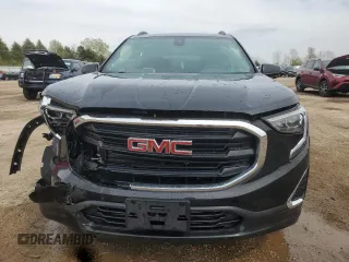 2020 GMC Terrain SLE with VIN 3GKALTEV9LL339448, listed as a Copart auction lot 55517915 with 33,250 mi miles and Salvage title. Bid and sale history available at DreamBid. Image 5.