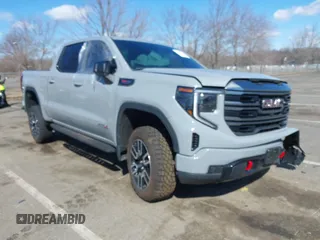 2024 GMC Sierra 1500 AT4 with VIN 3GTUUEEL5RG312751, listed as a IAAI auction lot 41732847 with 14,340 mi miles and . Bid and sale history available at DreamBid. Image 1.