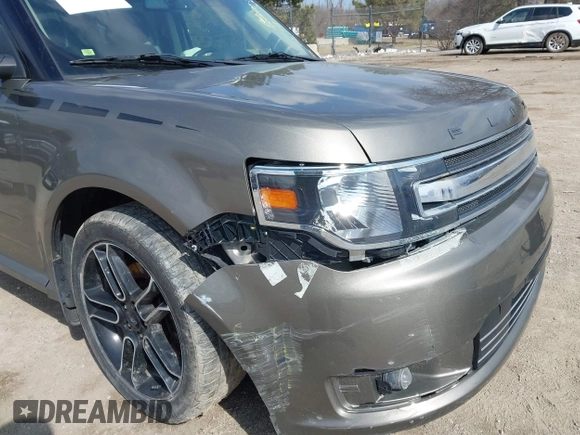 2014 Ford Flex SEL z VIN 2FMGK5C81EBD36460, wystawiony jako IAAI lot #41859985 z przebiegiem 160 572 mil mil oraz . Historia ofert i sprzedaży dostępna na DreamBid. Obrazek 18.