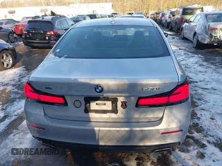 2021 BMW 5 Series 530i xDrive with VIN WBA13BJ02MWX30031, listed as a IAAI auction lot 41249175 with 65,341 mi miles and . Bid and sale history available at carsss.com. Image 16.