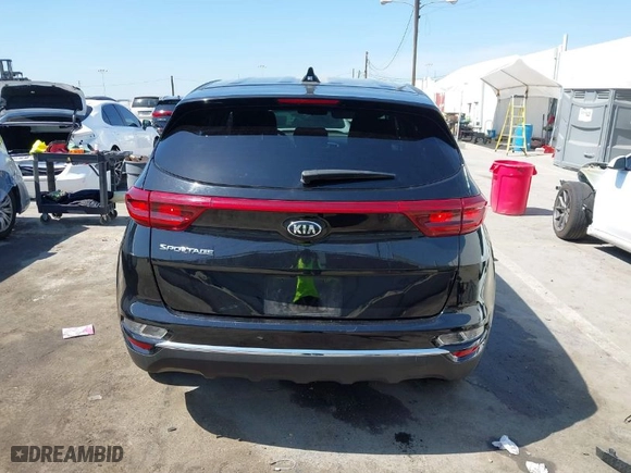 2022 Kia Sportage LX with VIN KNDPM3AC6N7000533, listed as a IAAI auction lot 41851889 with 21,084 mi miles. Bid and sale history available at carsss.com. Image 16.