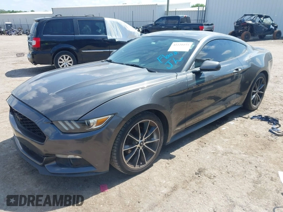 2016 Ford Mustang EcoBoost with VIN 1FA6P8TH1G5215489, listed as a IAAI auction lot 42221155 with 115,615 mi miles and . Bid and sale history available at DreamBid. Image 2.
