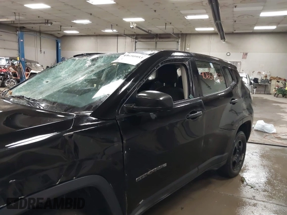 2020 Jeep Compass Sport with VIN 3C4NJDAB6LT115803, listed as a IAAI auction lot 40650953 with 113,078 mi miles and . Bid and sale history available at DreamBid. Image 12.