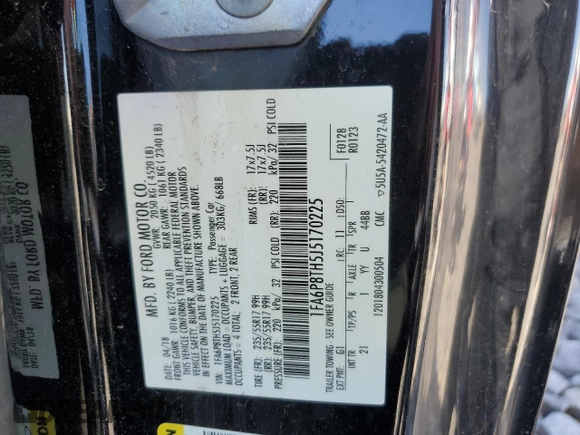 2018 Ford Mustang EcoBoost z VIN 1FA6P8TH5J5170225, wystawiony jako Copart lot #49530695 z przebiegiem 58 721 mil mil oraz Szkoda całkowita • Salvage title. Historia ofert i sprzedaży dostępna na DreamBid. Obrazek 15.