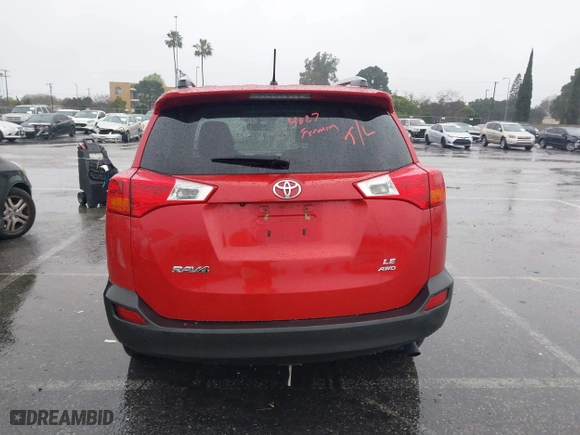 2013 Toyota RAV4 LE with VIN JTMBFREV5D5018521, listed as a IAAI auction lot 41577052 with 139,142 mi miles. Bid and sale history available at carsss.com. Image 17.