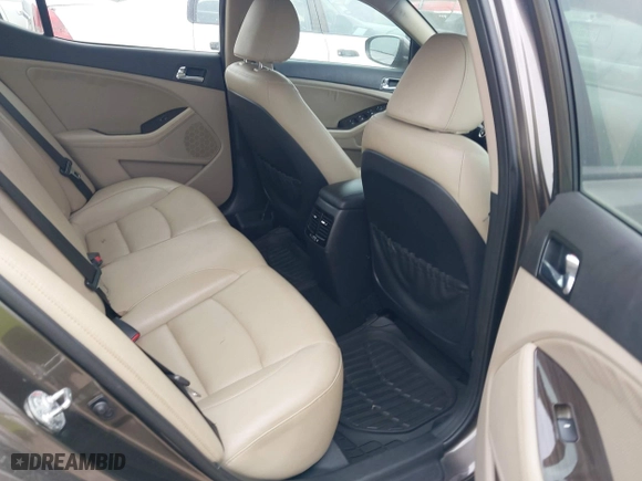 2014 Kia Optima EX with VIN 5XXGN4A78EG297060, listed as a IAAI auction lot 41921581 with 178,381 mi miles. Bid and sale history available at carsss.com. Image 8.