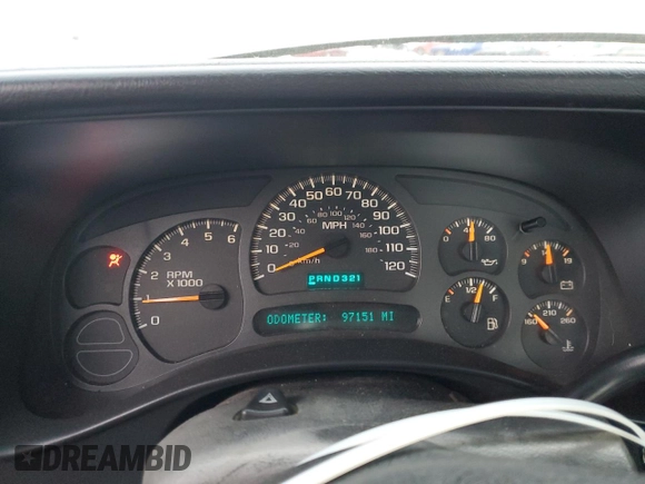 2003 Chevrolet Silverado 1500 LS with VIN 1GCEK14VX3Z167218, listed as a Copart auction lot 88808165 with 97,151 mi miles and Clean Title. Bid and sale history available at DreamBid. Image 9.