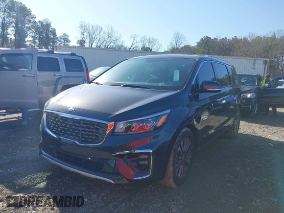 2020 Kia Sedona EX with VIN KNDMC5C19L6617750, listed as a IAAI auction lot 41772439 with 59,635 mi miles. Bid and sale history available at carsss.com. Image 17.
