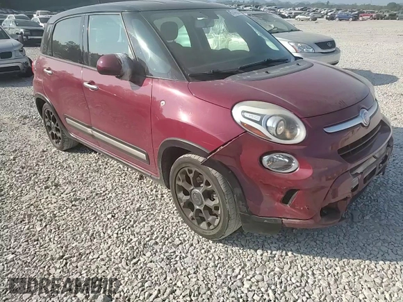 2015 FIAT 500L Urbana Trekking with VIN ZFBCFADH5FZ032273, listed as a Copart auction lot 67446984 with 107,860 mi miles and Salvage Title. Bid and sale history available at carsss.com. Image 10.