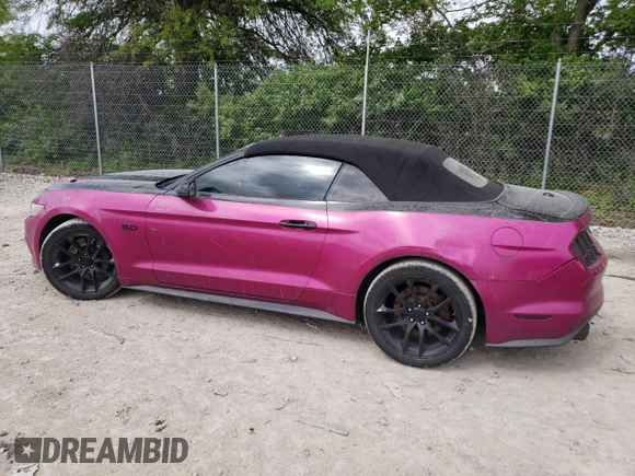 2015 Ford Mustang GT Premium с VIN 1FATP8FF9F5383926, выставлен на аукционе Copart как лот 55837425 с пробегом 95 252 миль миль и Списание • Salvage title. История ставок и продаж доступна на DreamBid. Изображение 2.