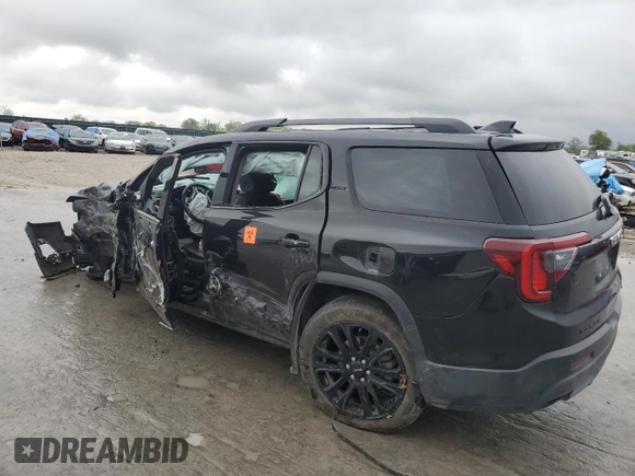 2022 GMC Acadia SLT with VIN 1GKKNUL49NZ103201, listed as a Copart auction lot 50155634 with Not provided miles and Salvage title. Bid and sale history available at DreamBid. Image 2.