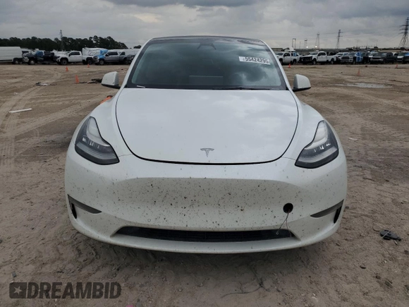 2021 Tesla Model Y Long Range z VIN 5YJYGDEE0MF299944, wystawiony jako Copart lot #55424295 z przebiegiem 54 698 mil mil oraz Szkoda całkowita • Salvage title. Historia ofert i sprzedaży dostępna na DreamBid. Obrazek 5.