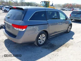 2014 Honda Odyssey EX z VIN 5FNRL5H41EB075642, wystawiony jako IAAI lot #42059718 z przebiegiem 120 817 mil mil oraz . Historia ofert i sprzedaży dostępna na DreamBid. Obrazek 4.