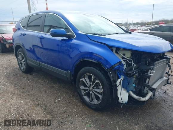 2021 Honda CR-V EX-L with VIN 7FARW2H82ME024307, listed as a IAAI auction lot 41957017 with 38,044 mi miles and . Bid and sale history available at DreamBid. Image 1.