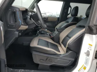 2024 Ford Bronco Wildtrak with VIN 1FMEE2BP6RLB29591, listed as a Copart auction lot 48225165 with 4,466 mi miles and Salvage title. Bid and sale history available at DreamBid. Image 7.