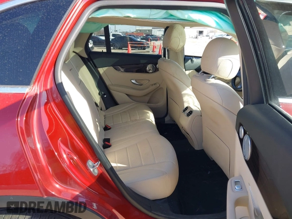 2017 Mercedes-Benz GLC with VIN WDC0G4KB5HF144051, listed as a IAAI auction lot 41944240 with 76,632 mi miles. Bid and sale history available at carsss.com. Image 8.