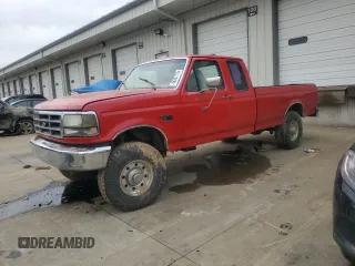 1997 Ford F-250 HD with VIN 1FTHX26F9VEB62225, listed as a Copart auction lot 46337715 with Not Provided miles and Salvage Title. Bid and sale history available at carsss.com. Image 1.