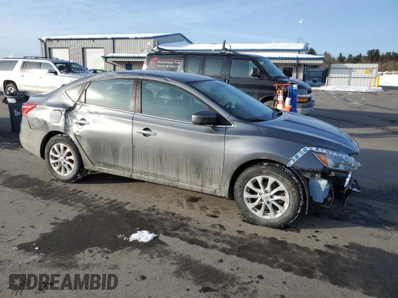 2019 Nissan Sentra S with VIN 3N1AB7AP6KY440691, listed as a Copart auction lot 44525355 with 70,059 mi miles and Salvage Title. Bid and sale history available at DreamBid. Image 4.