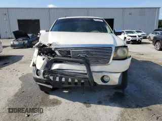 2007 Ford F-150 XLT with VIN 1FTPW14V77FA32993, listed as a Copart auction lot 55674595 with 288,892 mi miles and Salvage title. Bid and sale history available at DreamBid. Image 5.