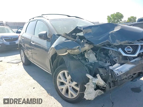 2013 Nissan Murano SV with VIN JN8AZ1MW9DW310041, listed as a Copart auction lot 65663454 with 204,971 mi miles and Salvage Title. Bid and sale history available at carsss.com. Image 12.