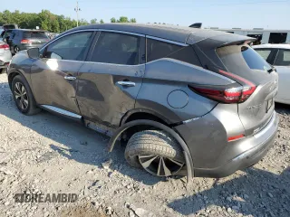 2022 Nissan Murano S with VIN 5N1AZ2AJ3NC125587, listed as a Copart auction lot 67247524 with 33,515 mi miles and Non Repairable. Bid and sale history available at DreamBid. Image 2.