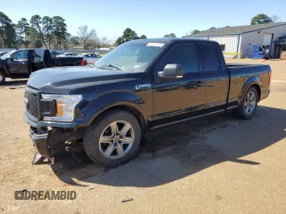 2018 Ford F-150 XL with VIN 1FTFX1E59JKD31469, listed as a Copart auction lot 45917325 with 144,824 mi miles and Salvage Title. Bid and sale history available at carsss.com. Image 1.