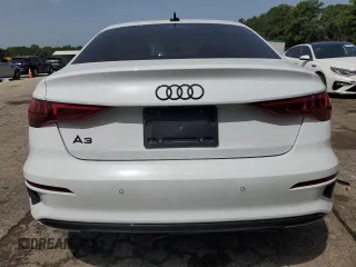 2024 Audi A3 Premium Plus with VIN WAUBUDGY8RA024308, listed as a Copart auction lot 65782184 with 7,654 mi miles and Salvage Title. Bid and sale history available at carsss.com. Image 6.