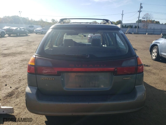 2003 Subaru Legacy Wagon Outback with VIN 4S3BH675037630828, listed as a Copart auction lot 75673424 with 181,323 mi miles and Salvage Title. Bid and sale history available at carsss.com. Image 6.