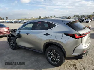 2022 Lexus NX with VIN JTJAKCEZ5N2004707, listed as a Copart auction lot 46451184 with 25,487 mi miles. Bid and sale history available at carsss.com. Image 2.