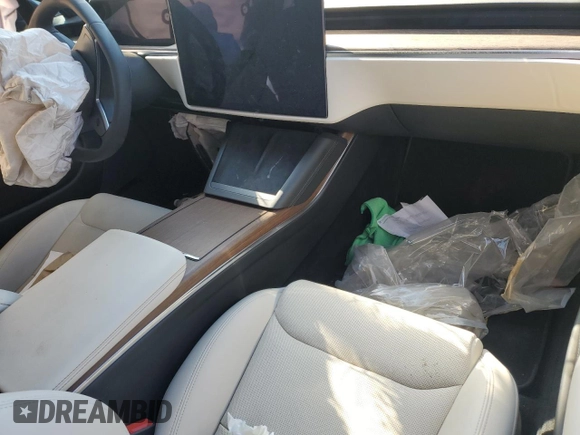 2021 Tesla Model S Long Range with VIN 5YJSA1E51MF439988, listed as a Copart auction lot 78455674 with Not provided miles and Salvage title. Bid and sale history available at DreamBid. Image 8.