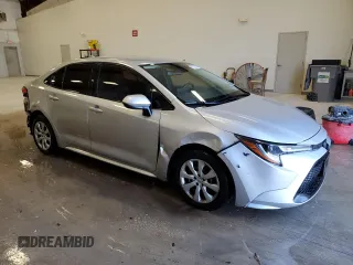 2022 Toyota Corolla LE with VIN JTDEPMAE0NJ198731, listed as a Copart auction lot 50868065 with 125,500 mi miles and Clean Title. Bid and sale history available at DreamBid. Image 4.