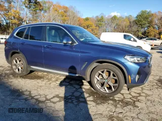 2022 BMW X3 sDrive30i with VIN 5UX43DP06N9M40084, listed as a Copart auction lot 84250634 with 60,914 mi miles and Clean Title. Bid and sale history available at DreamBid. Image 4.