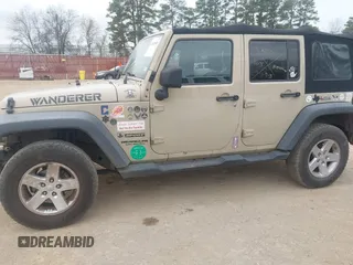 2016 Jeep Wrangler Unlimited Sport with VIN 1C4BJWDG9GL276069, listed as a IAAI auction lot 41618948 with 181,082 mi miles and . Bid and sale history available at DreamBid. Image 15.