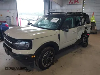 2024 Ford Bronco Sport Outer Banks with VIN 3FMCR9C69RRF55495, listed as a IAAI auction lot 42116001 with 2,834 mi miles and . Bid and sale history available at DreamBid. Image 2.