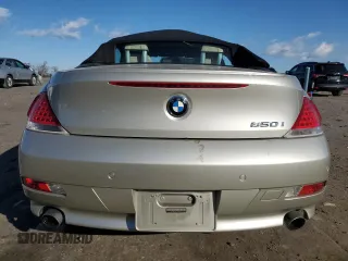 2006 BMW 6 Series 650Ci with VIN WBAEK13416CN76818, listed as a Copart auction lot 83292504 with 94,653 mi miles and Clean Title. Bid and sale history available at carsss.com. Image 6.