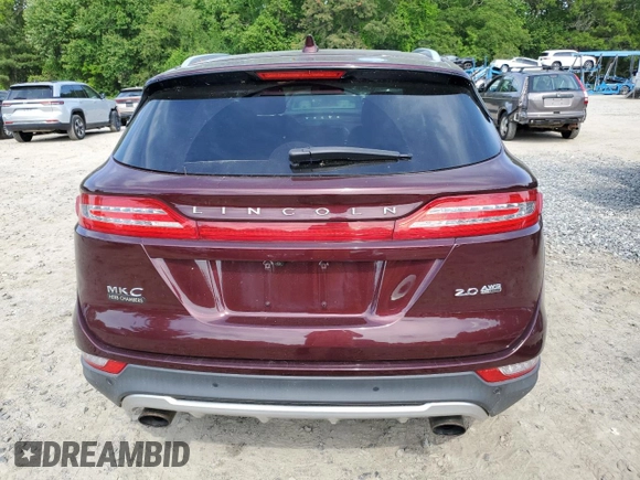 2016 Lincoln MKC Select with VIN 5LMCJ2D92GUJ08162, listed as a Copart auction lot 56568365 with 72,132 mi miles and Salvage title. Bid and sale history available at DreamBid. Image 6.
