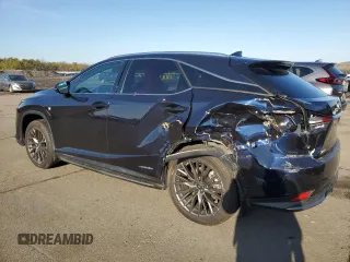 2021 Lexus RX 450h F Sport z VIN 2T2YGMDA9MC065638, wystawiony jako Copart lot #85436654 z przebiegiem 18 650 mil mil oraz Szkoda całkowita • Salvage title. Historia ofert i sprzedaży dostępna na DreamBid. Obrazek 2.