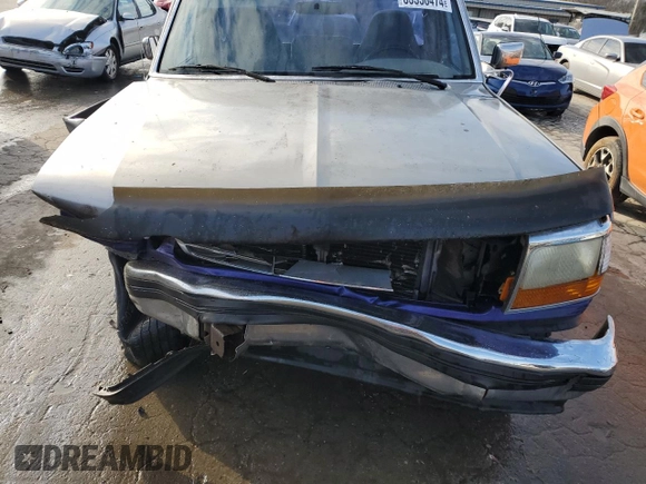 1995 Ford F-150 with VIN 1FTEF14N8SLB80006, listed as a Copart auction lot 83556474 with 0 mi miles and Salvage Title. Bid and sale history available at carsss.com. Image 11.